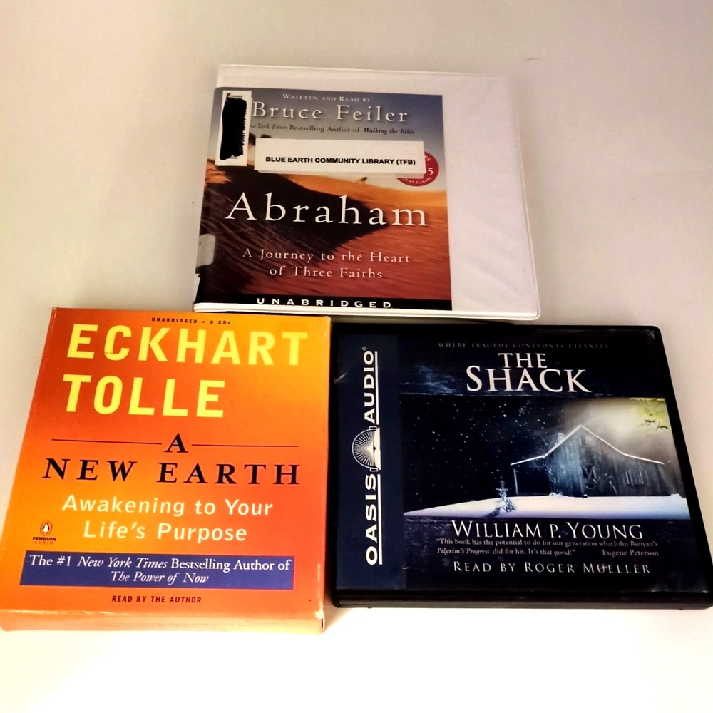 Audio Books CD Lot of 3 Spiritual, Faith and Purpose Various Authors Unabridged